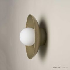 Robert Gordon Pottery Dish Wall Sconce Olive 2255OG