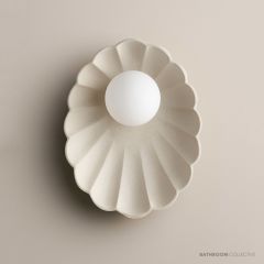 Robert Gordon Pottery Oyster Wall Sconce Stone 225625