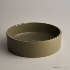 Robert Gordon Pottery Clay 350 Round Hand Basin Olive 350OG