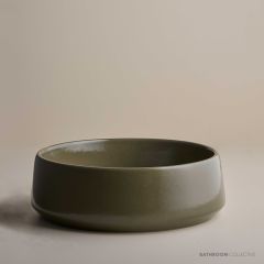 Robert Gordon Pottery Kiln 360 Round Hand Basin Olive 360OG