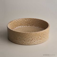 Robert Gordon Pottery Clay 400 Round Hand Basin White Ochre 40002