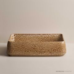 Robert Gordon Pottery Kiln 515 Rectangular Hand Basin White Ochre 51502