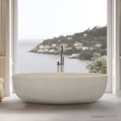 Apaiser Seascapes 1700mm Stone Freestanding Bath Without Base SEASCAPES-BATH-NO-BASE-1700-5657-X3