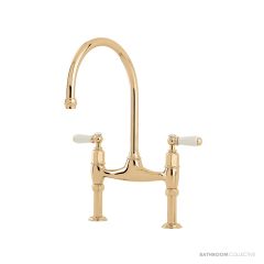 Shaws by Perrin & Rowe Pendleton Kitchen Mixer - Polished Brass AUSH.4193BRWPC/H1