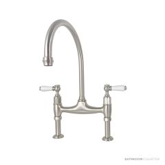 Shaws by Perrin & Rowe Pendleton Kitchen Mixer - Pewter AUSH.4193PFWPC/H1