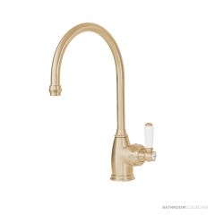 Shaws by Perrin & Rowe Yarrow Kitchen Mixer - Satin Brass AUSH.4341SBWPC