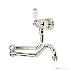 Shaws by Perrin & Rowe Wall Mounted Pot Filler - Polished Nickel AUSH.4417NI