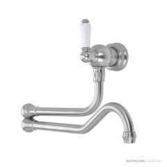 Shaws by Perrin & Rowe Wall Mounted Pot Filler - Pewter AUSH.4417PF