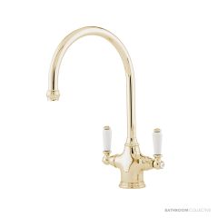 Shaws by Perrin & Rowe Ribble Kitchen Mixer - Gold AUSH.4460IGWPC