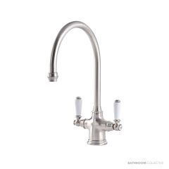 Shaws by Perrin & Rowe Ribble Kitchen Mixer - Pewter AUSH.4460PFWPC