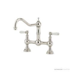 Shaws by Perrin & Rowe Hambleton Kitchen Mixer - Polished Nickel AUSH.4751NIWPC