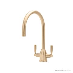 Shaws by Perrin & Rowe Silverdale Kitchen Mixer - Satin Brass AUSH.4861SB