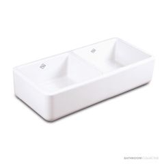 Shaws of Darwen Farnworth Double 930 Butler Sink, White FCRV3719WH