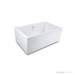 Shaws of Darwen Shaker Single 800 Butler Sink, White SCSH108WH