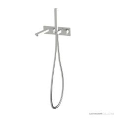 Sussex Suba Bath Mixer System Rh With Hand Shower 210mm BBMS210RH