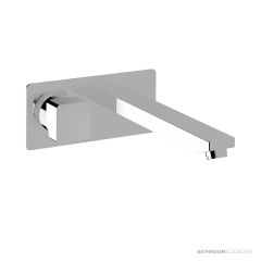 Sussex Suba Wall Bath Mixer Outlet System Lh 210mm Outlet BMOS210LH