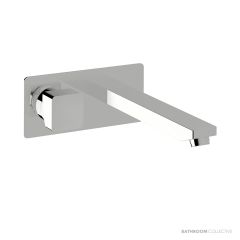 Sussex Suba Wall Basin Mixer Outlet System Lh 210mm BWBMS210LH