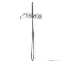 Sussex Calibre Bath Mixer System With Hand Shower 150mm Rh CBMS150RH