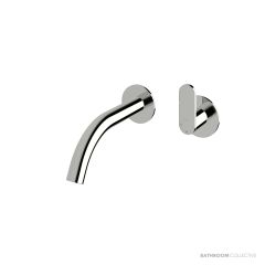 Sussex Duet Progressive Wall Basin Mixer System 165mm DPWBMS165