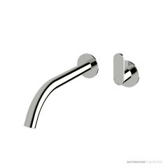 Sussex Duet Progressive Wall Basin Mixer System 200mm DPWBMS200