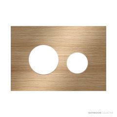 TECE Loop Glass Flush Plate Cover Only, Oak Wood 9.240.612