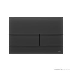 TECE Square Glass Flush Button, Black Satin 9.240.825
