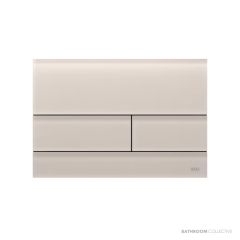 TECE Square Glass Flush Button, Beige Satin 9.240.827