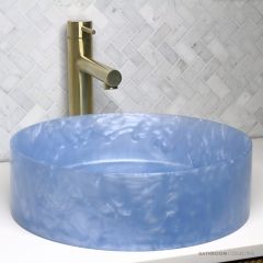 Basin Lab Akoya Coliseum 330mm Oxyform Basin Tahiti Blue AKOCO330TAH