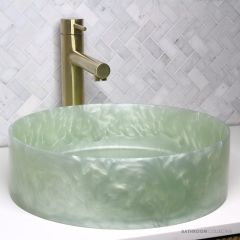 Basin Lab Akoya Coliseum 360mm Oxyform Basin Seagrass AKOCO360SGR