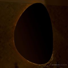 Basin Lab Illumi Coloured Backlit Halo Mirror, Organic 885mm x 600mm MIORG9X6