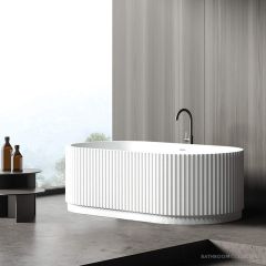 Apaiser Tulle 1870mm Stone Freestanding Bath TULLE-BATH-1870-50506-X3