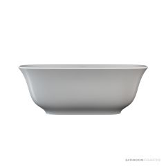 Victoria & Albert Amiata 1500mm Stone Freestanding Bath, Matt White AMT1M-N-SM-NO
