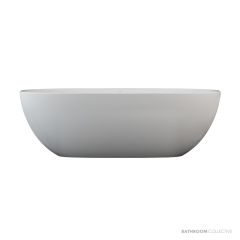 Victoria & Albert Barcelona 1700mm Stone Freestanding Bath, Matt White BA2M-N-SM-NO
