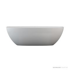 Victoria & Albert Barcelona 1800mm Stone Freestanding Bath, Matt White BA3M-N-SM-NO