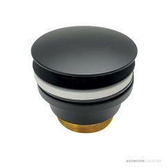Victoria & Albert Kit 25 Basin Waste, Matt Black K-25-BK