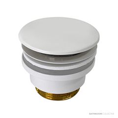 Victoria & Albert Kit 25 Basin Waste, Matt White K-25-SM