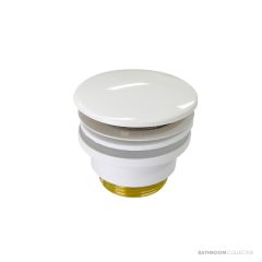 Victoria & Albert Kit 25 Basin Waste, Gloss White K-25-SW