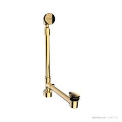 Victoria & Albert Kit 50 Bath Waste with Overflow, Polished Brass K-50-PB