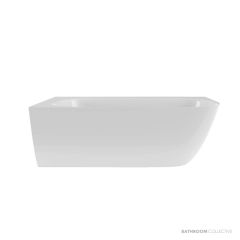 Victoria & Albert Lussari 1700mm Stone Corner Left Back to Wall Bath, Gloss White LUS-N-LH-SW-NO