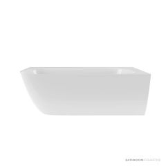 Victoria & Albert Lussari 1700mm Stone Corner Right Back to Wall Bath, Gloss White LUS-N-RH-SW-NO