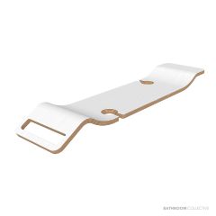 Victoria & Albert Tombolo 9 Bath Rack, White Laminate TOM-09-WHT