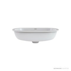 Victoria & Albert Barcelona 56 Stone Undermount Basin 569 x 376 x 171mm, Gloss White UB-BAR-56-IO