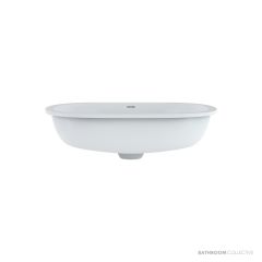 Victoria & Albert Barcelona 56 Stone Undermount Basin 569 x 376 x 171mm, Matt White UB-BAR56M-SM-IO