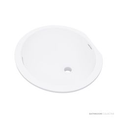 Victoria & Albert Laceno 49 Stone Undermount Basin 492 x 400 x 195mm, Matt White UB-LAC49M-SM-IO 