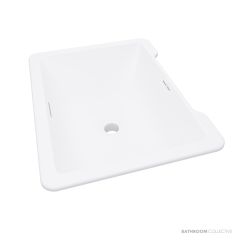 Victoria & Albert Laceno 52 Stone Undermount Basin 518 x 392 x 170mm, Matt White UB-LAC52M-SM-IO