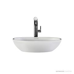 Victoria & Albert Barcelona 48 Stone Basin 480 x 301 x 120mm, Matt White VB-BAR48M-SM-NO