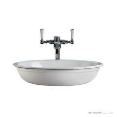 Victoria & Albert Radford 51 Stone Basin 510 x 395 x 115mm, Gloss White VB-RAD-51-NO