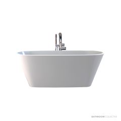 Victoria & Albert Vetralla 1500mm Stone Freestanding Bath, Gloss White VET-N-SW-NO