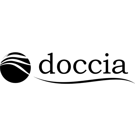 Doccia SE28 920 x 770mm Corner Shower Enclosure, Low Step, White