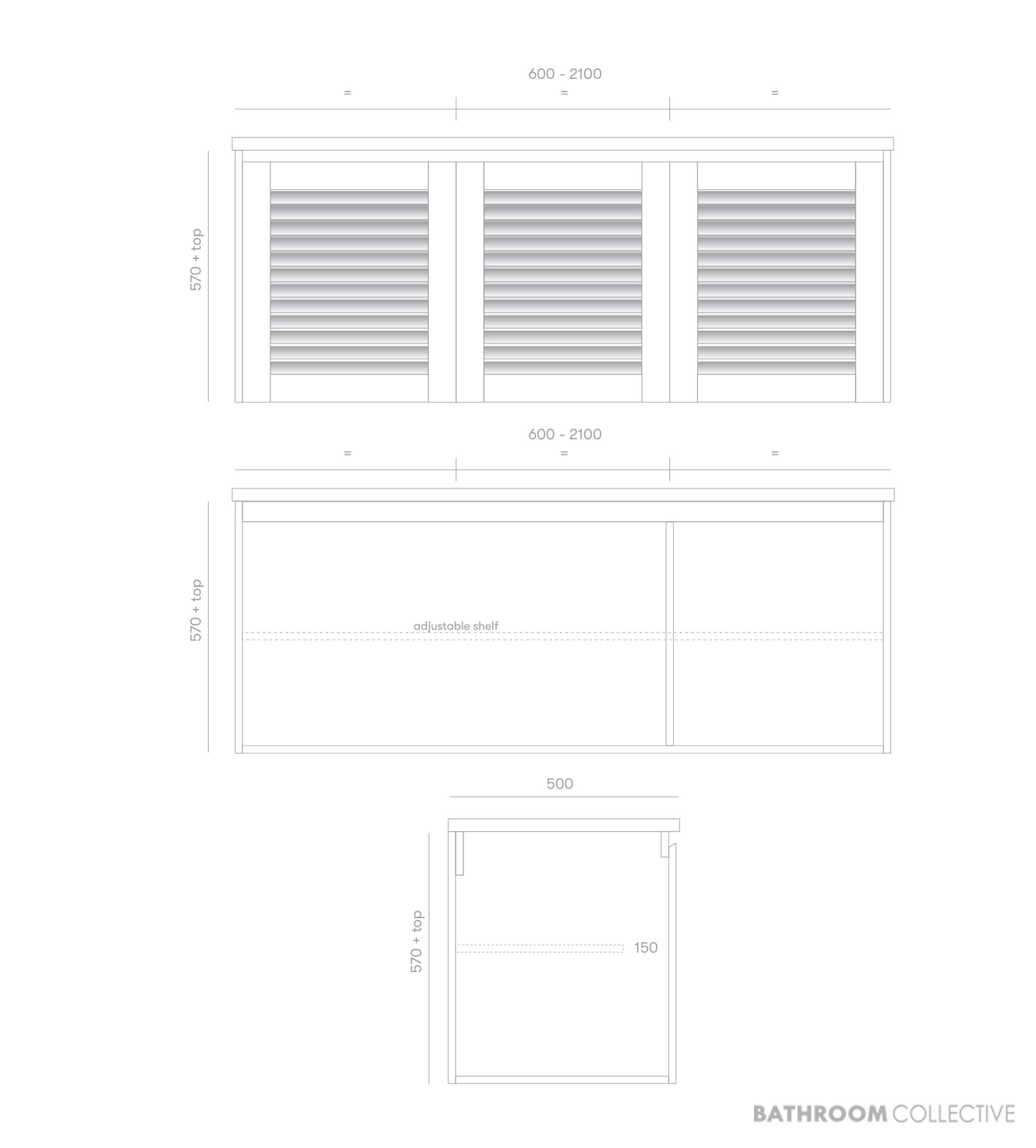 Loughlin Keys Two Door Wall Hung Timber Vanity